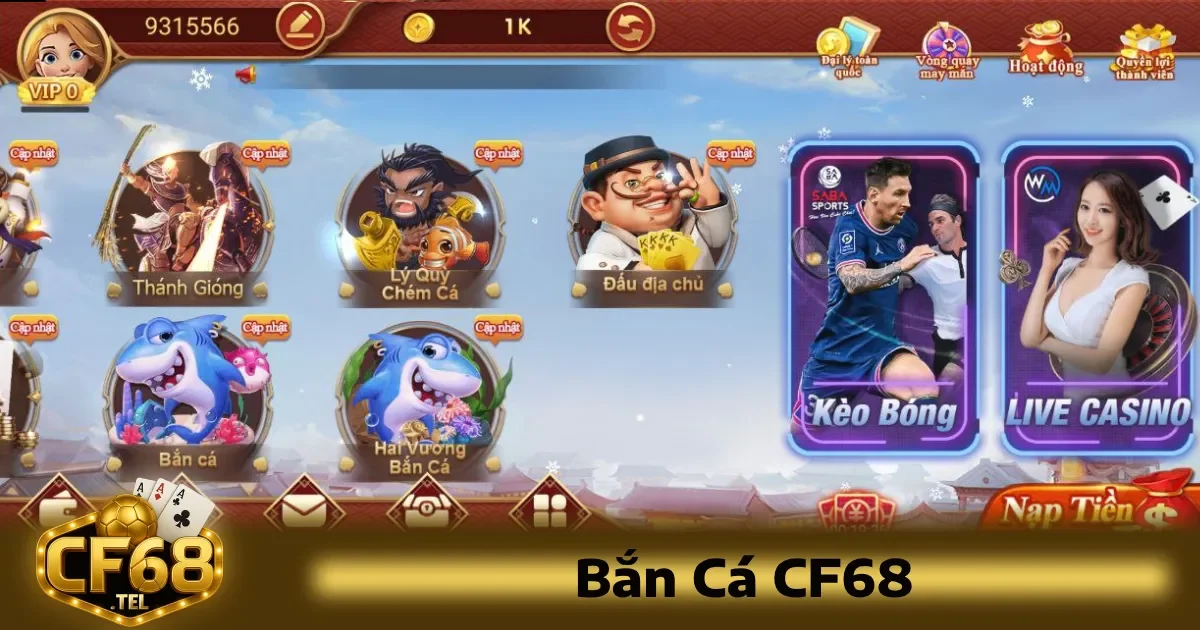 Bắn Cá CF68 2 Trong trò chơi Bắn cá CF68, súng và vật phẩm hỗ trợ đóng vai trò quan trọng trong việc nâng cao khả năng săn cá