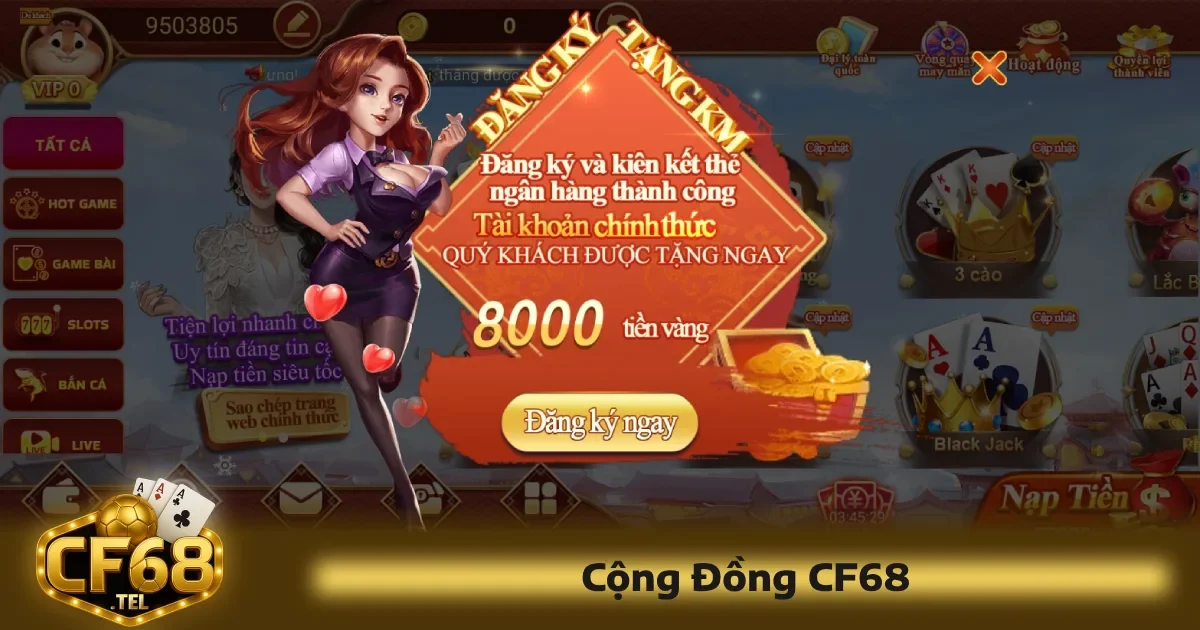 Cf68 24 Để gia tăng tính tương tác và thu hút người chơi tham gia, CF68 còn tổ chức các sự kiện với chương trình giao lưu trực tuyến định kỳ.