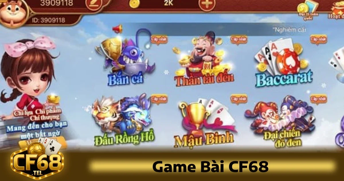 Game bài CF68 4 Trong mọi game tại CF68, tính năng bảo mật luôn đặt lên hàng đầu.