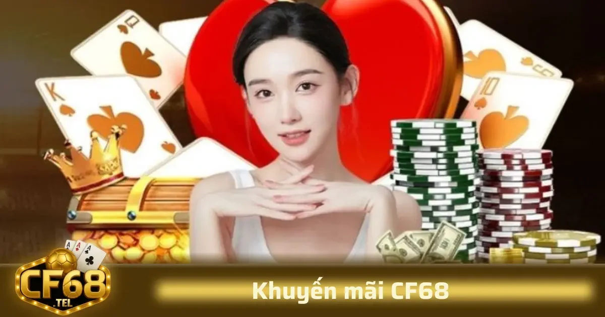 Khuyến mãi CF68 1 CF68 nổi bật với các chương trình khuyến mãi đa dạng, thiết kế đặc biệt dành riêng cho hội viên nhằm nâng cao trải nghiệm cá cược và giải trí.