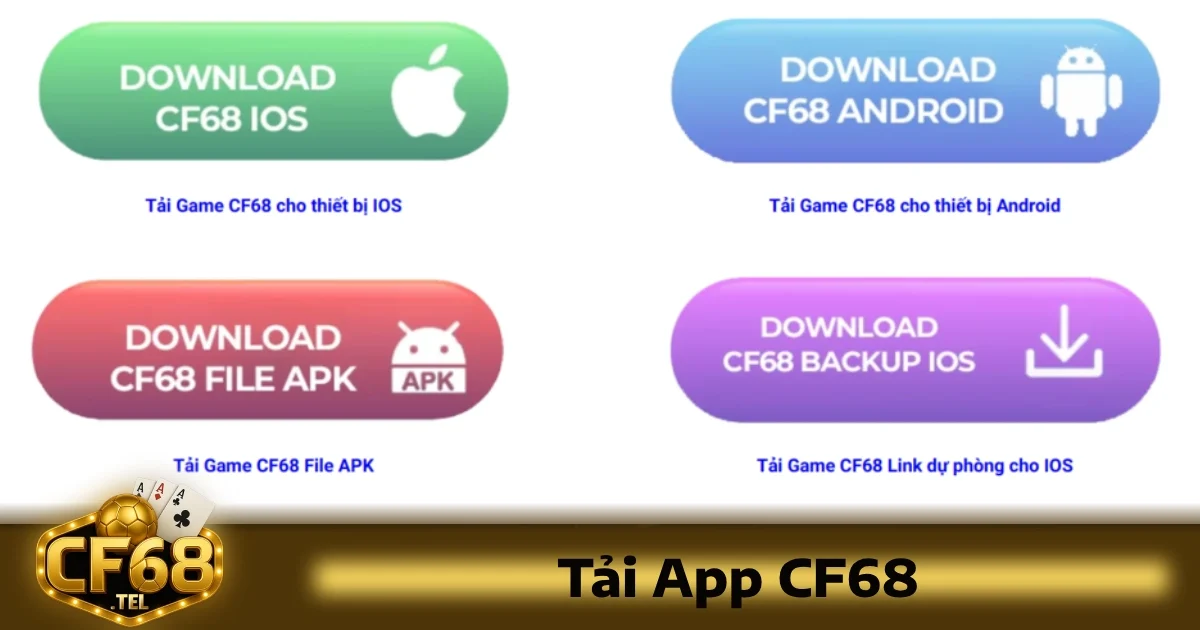 Tải App CF68 2 Ứng dụng CF68 dành cho thiết bị Android thường được cung cấp dưới dạng file APK